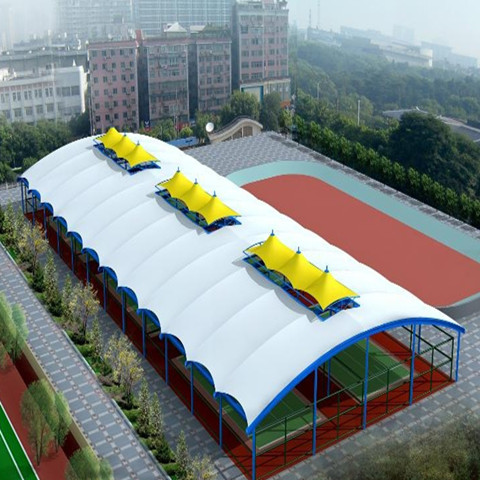 QC003 网球场 篮球场膜结构雨棚